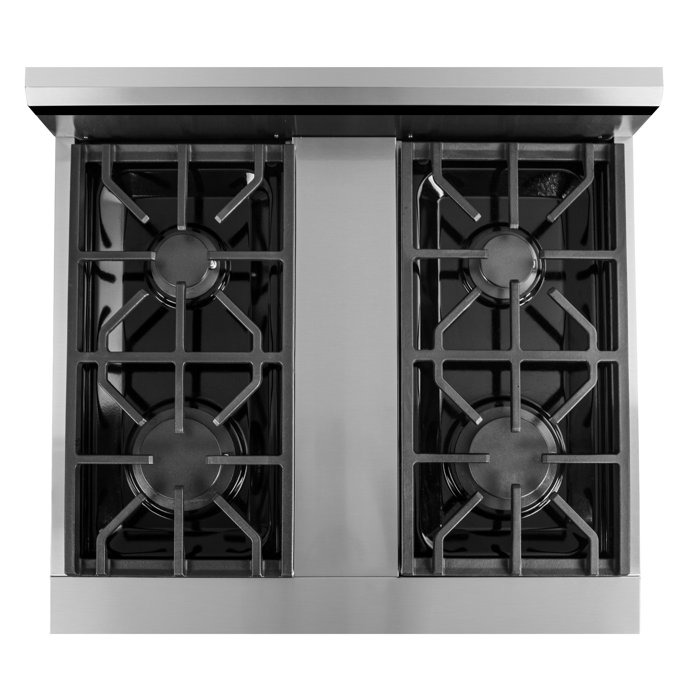 NXR Professional Ranges 30" 4.5 Cubic Feet Gas Freestanding Range Wayfair